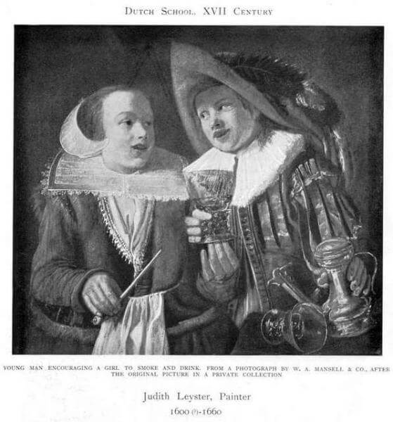 Where did Judith Leyster paint her self-portrait_