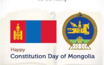 Constitution Day In Mongolia