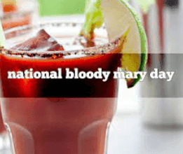 National Bloody Mary Day In United States