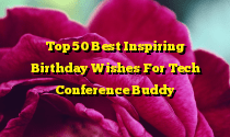 Top 50 Best Inspiring Birthday Wishes For Tech Conference Buddy